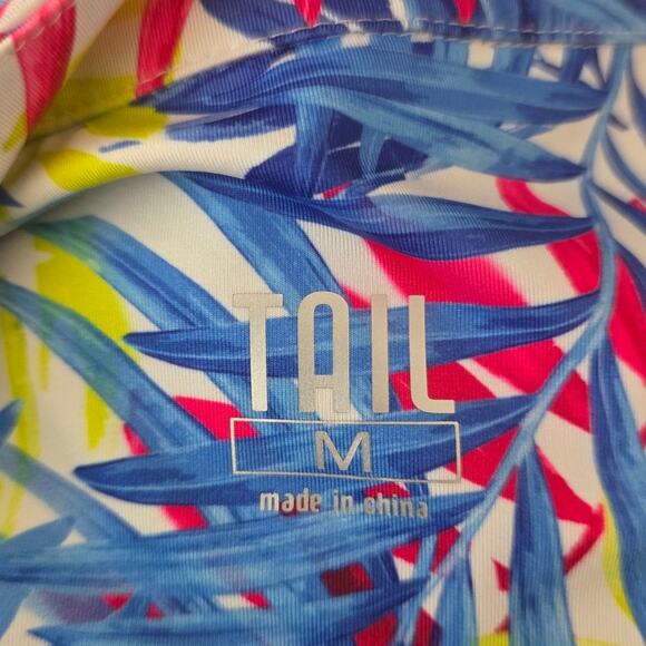 Tail Tropical Leaves Athletic Vacation Pickle Ball Pockets Women's Dress M - Picture 3 of 3